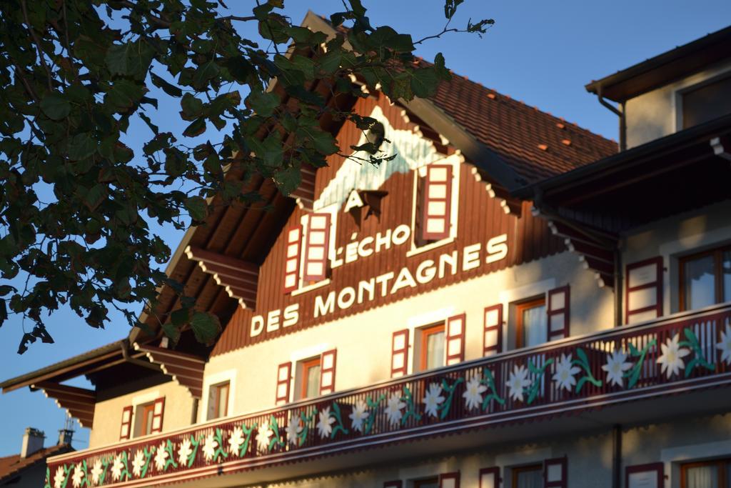 Hotel L'Echo Des Montagnes Armoy Exterior foto